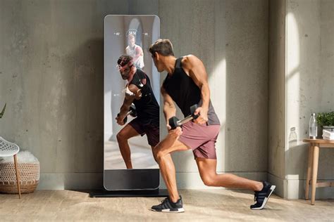 This home gym comes with a smart fitness mirror designed to help you ...