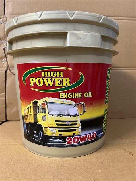 20W40 High Power Engine Oil Bucket Of 20 Litre At Rs 1800 Bucket In