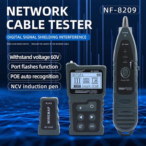 Nf Netwerk Kabel Tester Met Lcd Draad Tracker Grandado