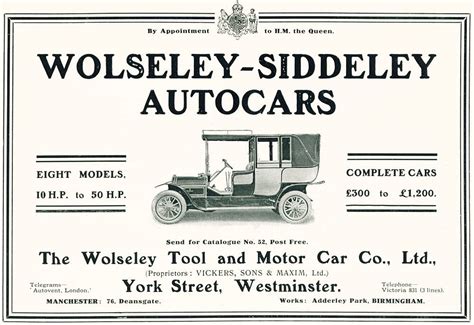 Wolseley: Cars - Graces Guide