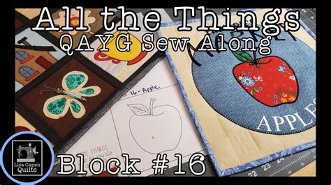 All The Things Free Qayg Quilt Along Block Live Hangout With