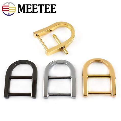 Meetee Hebillas Trideslizantes De Tornillo Desmontable ID18mm Gancho