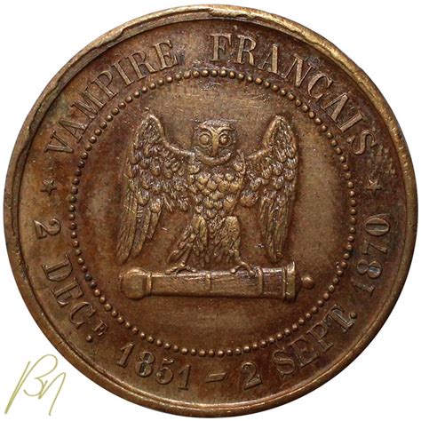 Napoléon III satirique Sedan 1870 Burgondia Numismatica