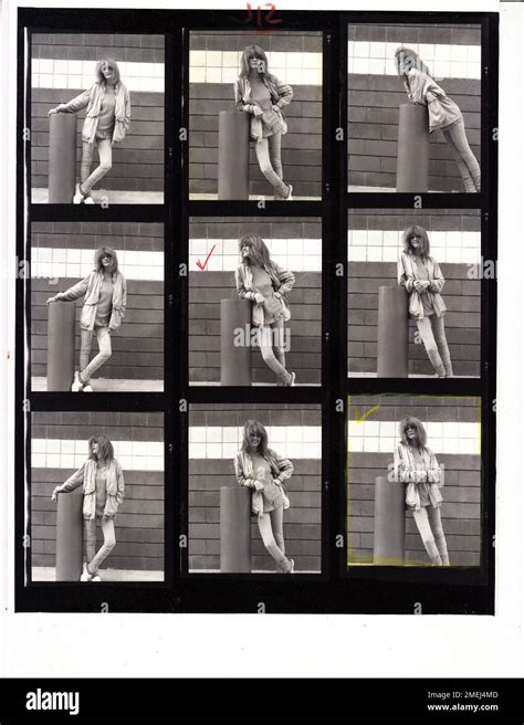 CARLA BLEY, Jazz Musician. a contact sheet of 12 different poses. 1983 Stock Photo - Alamy