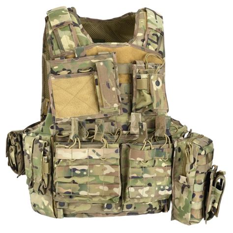 Tactical Vest Body Armor Carrier Set Multicam Defcon 5 D5 Bav06 Mc