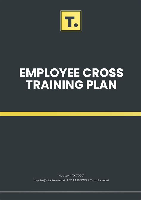Free Employee Cross Training Plan Template to Edit Online