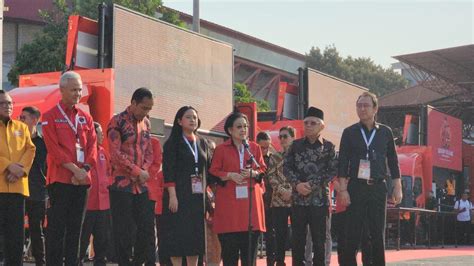 Rakernas Iv Pdip Megawati Menangkan Pileg Dan Ganjar Pranowo Sebagai