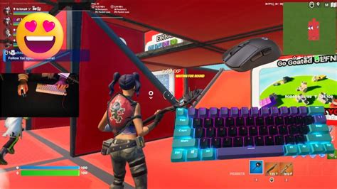 Anne Pro 2 Keyboard SoundsASMR Fortnite ChillGave Goat Gameplay