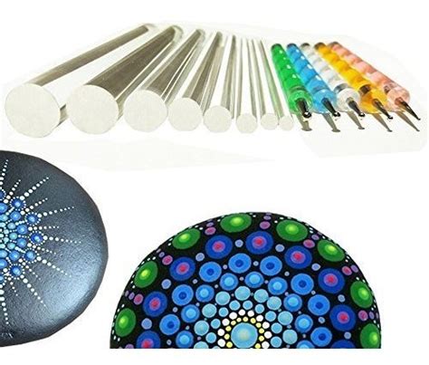 Kit De Puntillismo Mandala Rock Painting Pen Dot Dotting Too Cuotas