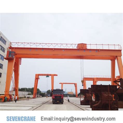 Single Girder Gantry Crane Used In Railway Yard MH15T 25M 15M