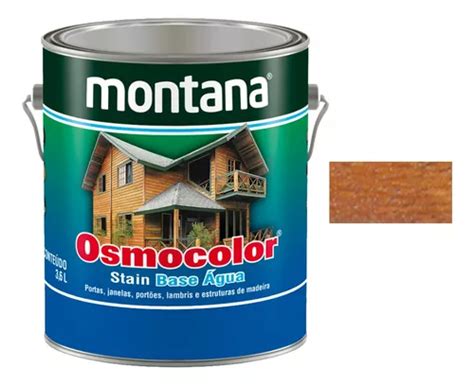 Osmocolor Stain Imbuia L Montana Madeira Base Agua Frete Gr Tis