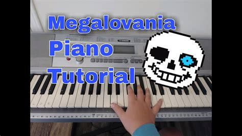 How To Play Megalovania Piano Tutorial Youtube