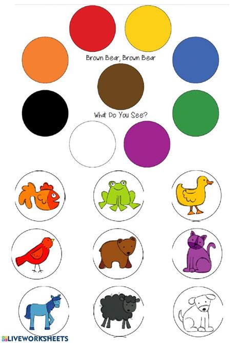 Printable Brown Bear Brown Bear Activities