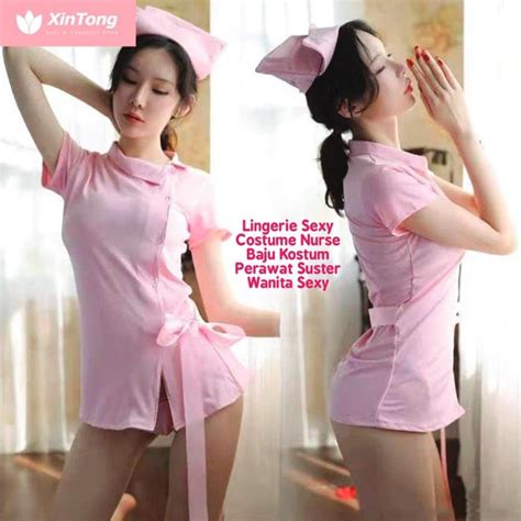 Jual Asli Lingerie Costume Nurse Baju Kostum Perawat Suster Wanita