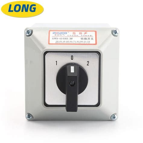 LONNGZHUAN Rotary Changeover Switch SZW26 63 D303 3BF 660V Universal