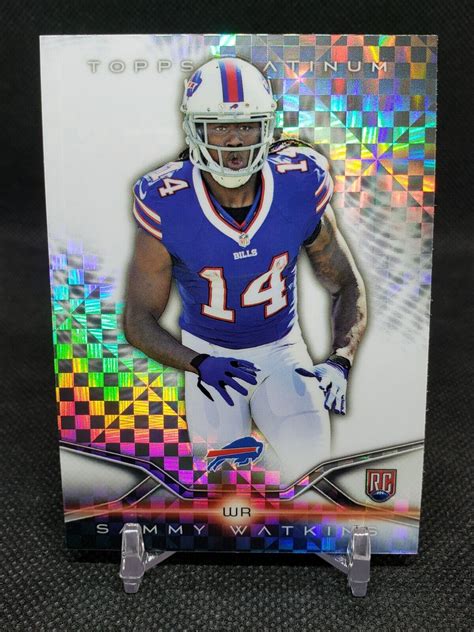 2014 Topps Platinum Sammy Watkins Rookie Green Bay Packers 119