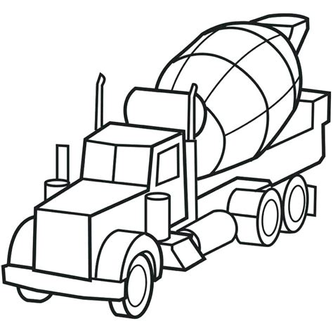 Construction Truck Coloring Pages at GetColorings.com | Free printable ...