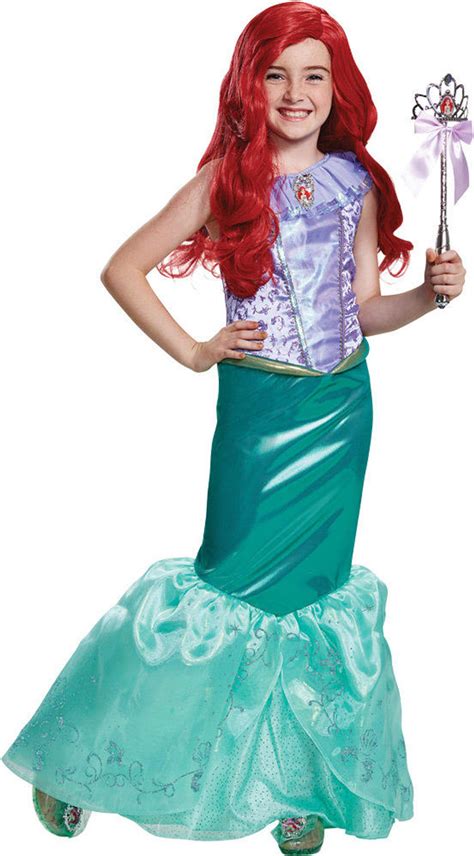 Girl's Ariel Deluxe Costume - the Little Mermaid at Online