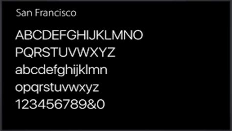 San Francisco Font - Uses And Types Explained