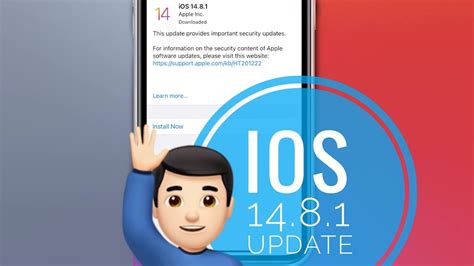 Ios 14 8 1 Security Update For Iphone And Ipad No Features