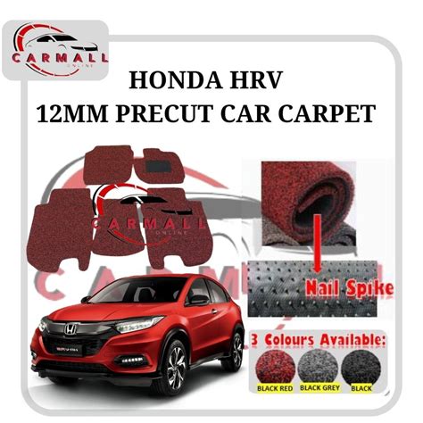 Honda HRV 2015 2021 Precut Car Carpet 5pcs Set Karpet Kereta Nail