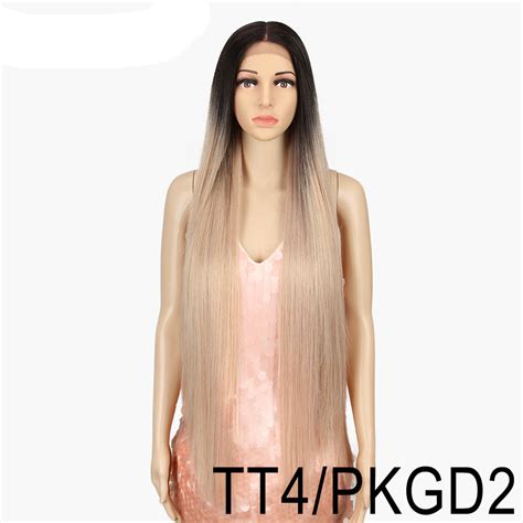 Lace Frontal Natural Black Straight Wig 40 Inch Lace Front Wigs High