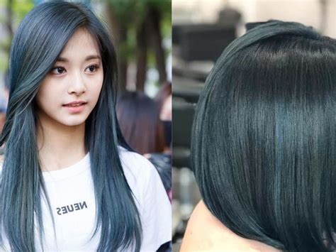 Kiểu tóc màu xanh đen hot trend đẹp nhất ấn tượng nhất Tự Tin Phái Đẹp Kiến thức
