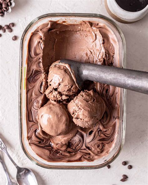 Vegan Chocolate Ice Cream 2 Ingredients Rainbow Nourishments