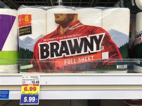 Brawny Paper Towels Just At Kroger Regular Price