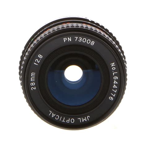 Jml Optical 28mm F 2 8 Macro Auto M42 Screw Mount Manual Focus Lens {52