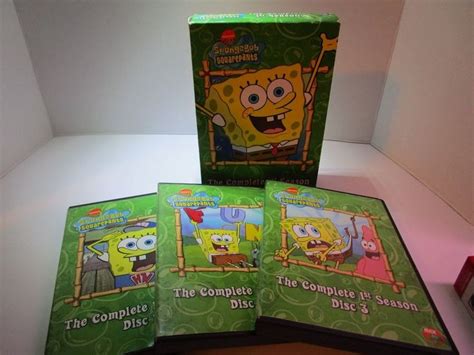 Spongebob Squarepants The Complete 1st Season Dvd 2003 3 Disc Set