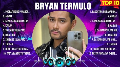 Bryan Termulo Greatest Hits 2024 Pop Music Mix Top 10 Hits Of All