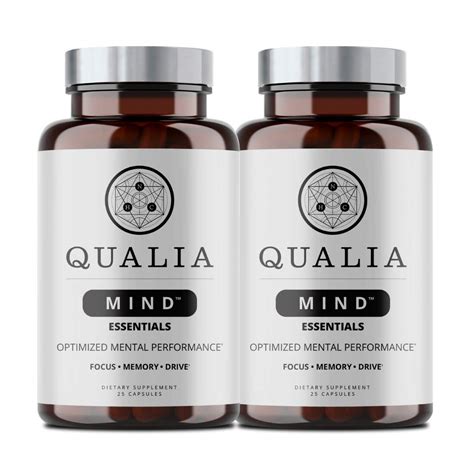 Buy Qualia Mind Essentials Nootropics 25ct 2 Pack The Brain