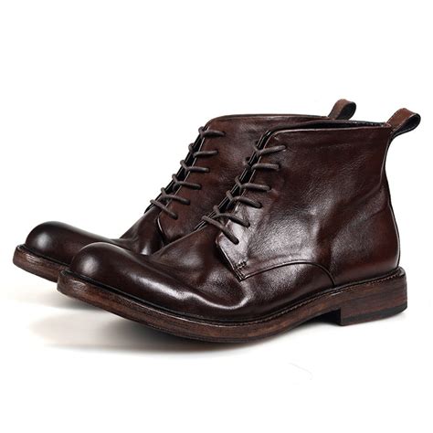 Men's Leather Dress Boots – Crush on Retro