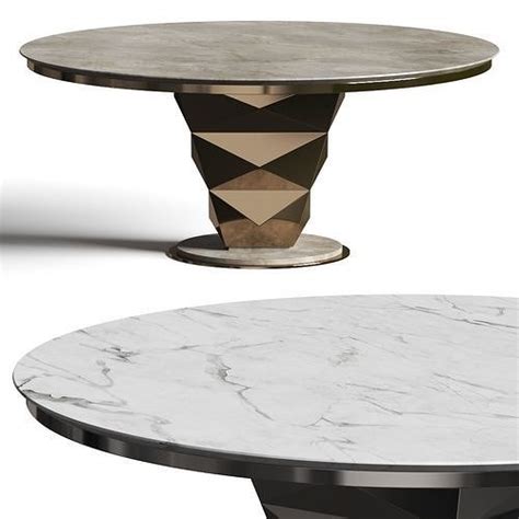 Corte Zari Erik Dining Table 3d Model Cgtrader