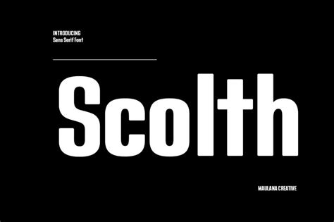 Scolth Free Bold Condensed font | Fonts2u.com