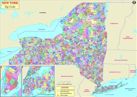 New York Counties Zip Codes