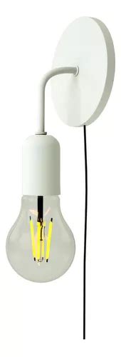 Arandela Edison 1xe27 Branco Brilho Branco Or020 Parcelamento Sem Juros