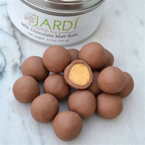 Milk Chocolate Malt Balls Jardi Chocolates