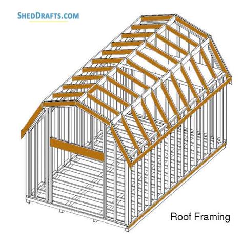 Shed Roof Framing Diagrams