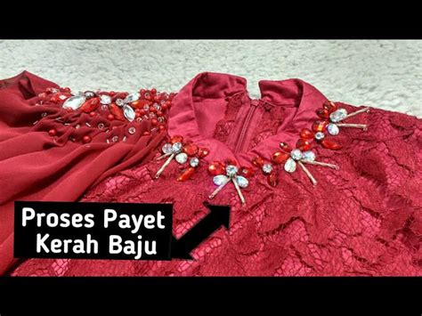 Contoh Jahitan Manik Pada Baju Kosong Cara Mudah Memasang Payet Untuk