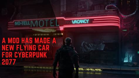 Someone Made A New Flying Car Mod For Cyberpunk 2077 And It Looks ...