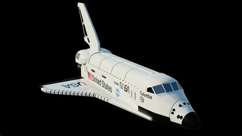 ArtStation - Space Shuttle 3D model | Resources