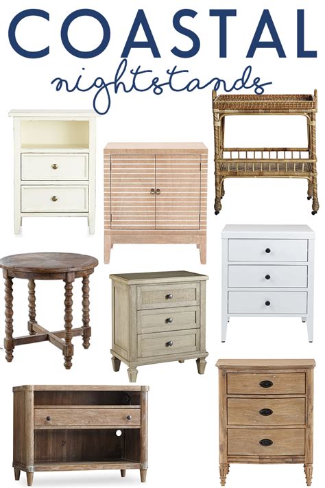 Coastal Inspired Nightstands That Your Space Will Love