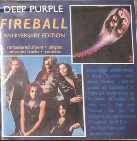 Deep Purple Fireball 25th Anniversary Edition Cd Discogs