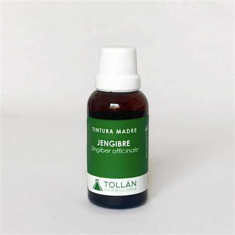 Jengibre Zingiber Officinale Tintura Madre Toll N Herbolaria