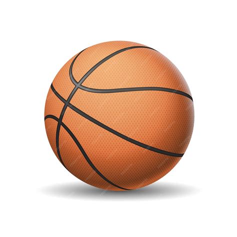 Premium Vector Basketball Ball Vector Illustration On White Background