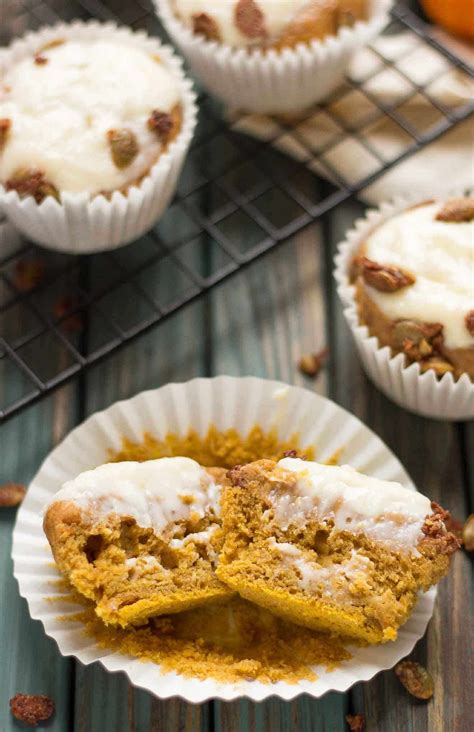 Pumpkin Spice Cream Cheese Muffins - Strawberry Blondie Kitchen