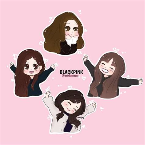 Vẽ Blackpink Chibi Bút Chì Đơn Giản Đẹp Vẽ Lisa Rose Jennie