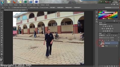 Eliminar Una Persona De Una Foto Con Photoshop Youtube